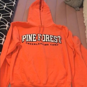 Champion pine forest cheerleading sweatshirt